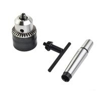 Robusto MT2 Morse Herramienta de portabrocas cónico para Mini tornos de Metal 5/64-1/2 Pulgadas de Capacidad de Accesorio de contrapunto