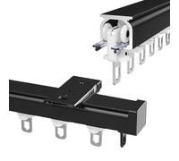 Robusto per Tende Da Esterno - A Soffitto in Alluminio 100-500cm Facile Installazione Bastoni Binari per Finestre e Tende Divisorie Resistente y Versátil