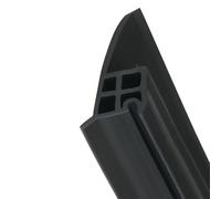 Robusto protector de goma de 1 m para ranuras de ventanas correderas detiene con éxito la penetración del agua y la entrada de sello de goma de alta elasticidad