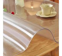 RobustWeg Tapete Transparente para Oficina,0.7/1.3mm Grosor,Alfombrilla de Escritorio Transparente,Protector Mesa Transparente,Tapete Escritorio PVC Antideslizante e Impermeable,para Oficina/Hogar