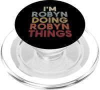 Robyn Name Robyn Personalized Name First Given PopSockets PopGrip para MagSafe
