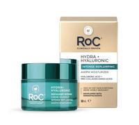 RoC® HYDR EFECTO RELLENADOR CREMA HIDRATANTE DÍA/NOCHE 50ml | Crema redensificadora con Ácido Hialurónico, 72h de hidratación, rellena líneas en minutos y reduce 5 signos de piel seca