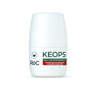 RoC KEOPS Tratamiento antitranspirante | Roll-On sin perfume para sudoración excesiva | 30 ml