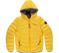 Roc Neige Cazadora RËIF con relleno Repreve®, capucha y Tratamiento Repelente al Agua. Relleno Reciclado. Hombre Amarillo Oscuro S