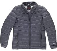 Roc Neige Parka LEXE con relleno de pluma de pato.Tejido antidesgarro, repelente al agua, poder calorifico 500+. Mujer Antracita XS