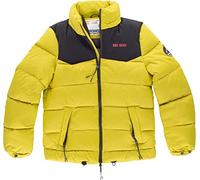Roc Neige Parka SYLÔW con relleno de pluma reciclada y capucha.Tejido antidesgarro, repelente al agua, poder calorifico 550+. Hombre Amarillo Oscuro M