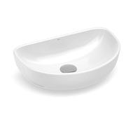 Roca A327C10000 Lavabo Porcelana Sobre Encimera, Optica 450x300x130, Color Blanco