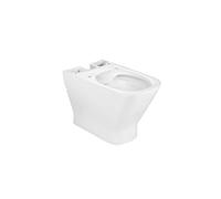 Roca A34273A000 Taza Compacta Rimless, The Gap Square, Adosada Pared, Salida Dual, Color Blanco (NO INCLUYE ASIENTO NI CISTERNA)