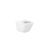 Roca A34647A000 Taza The Gap Square Rimless Suspendida Compacta Blanca (CISTERNA Y ASIENTO NO INCLUIDO)