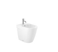 ROCA ONA A357687000 Bidé compacto de pie hecho en porcelana de 36 cm con un acabado en color blanco - Sin tapa