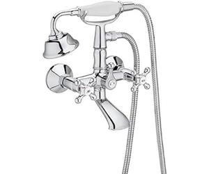 Roca A5A014BC00 Mezclador Bimando Exterior Baño-Ducha, Cromado