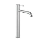 ROCA A5A349EC00 ONA Grifo Monomando Lavabo Caño Alto Desagüe Clic Clac Cromo