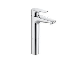 Roca A5A3790C00 Mezclador Lavabo, Caño Alto, Cuerpo Liso, Cold Start, Colección Atlas, Cromado