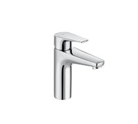 Roca A5A3990C00 Mezclador Lavabo, Caño Mezzo, Cuerpo Liso, Cold Start, Colección Atlas, Cromado