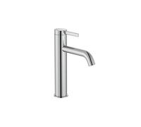Roca A5A3C9EC00 Mezclador Lavabo, Caño Alto Mezzo, ONA, Desagüe Click-Clack, Cuerpo Liso, Cold Start, Acabado Cromado