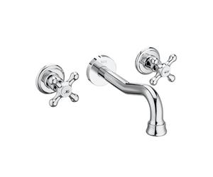 Roca A5A474BC00 Mezclador Bimando Empotrable Lavabo, Cromado