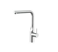 Roca A5A834DC00 Mezclador Cocina, Caño Recto, Glera, Cromo