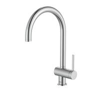 Roca A5A841FC00 Mezclador Cocina Caño Curvo, Coleccion Ona, Cromado