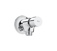 ROCA INSTANT A5A9277C00 Grifo de paso angular temporizado exterior para espacios públicos de instalación a mural con acabado cromado - Sin tubo