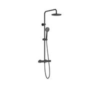 Roca A5A9F18NB0 - Columna de ducha termostática Victoria BASIC, Version Nueva Acabado, Negro mate