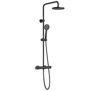 Roca A5A9F18NB0 - Columna de ducha termostática Victoria BASIC, Version Nueva Acabado, Negro mate