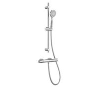 Roca A5D2F18C00 - Pack mezclador termostático exterior para ducha T-500 + kit de ducha Stella 100/3