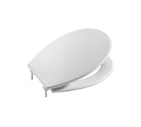 Roca A801396004 asiento y tapa, colección Victoria, bisagras acetálicas, color blanco
