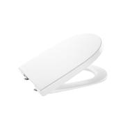 Roca A801D22001 Asiento y Tapa con caída amortiguada, The Gap Round Compacto, Blanco