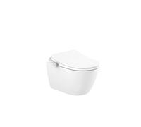 Roca A803150S01 - In-Wash® Ona - Smart toilet suspendido Rimless con salida a pared. Incluye tapa y asiento. Necesita toma de red.
