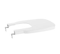 Roca A8069D200B - Tapa y asiento de Supralit® para bidé DEBBA Square con caída amortiguada, color Blanco
