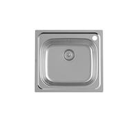 Roca A871451A01 Fregadero 1 Cubeta, Victoria 45, Acero Inox