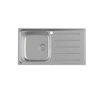 ROCA A873901A01 VICTORIA Fregadero 1 Cubeta Escurridor Derecha 90 cm Acero Inoxidable