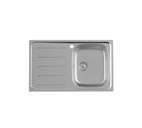 ROCA A874901A01 VICTORIA Fregadero 1 Cubeta Escurridor Izquierda 90 cm Acero Inoxidable