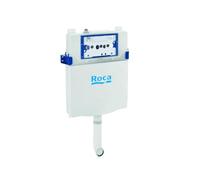 Roca A890070200 Cisterna Empotrable Compacta BASIC TANK ONE COMPACT Doble Eescarga Para Inodoro Tanque Alto o Empotrable, Blanco