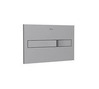 Roca A890196002 PL2 (One) Placa Accionamiento Descarga Dual Color Gris, Cromado Mate