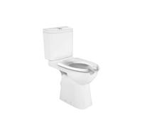 Roca Access Inodoro completo con apertura frontal de 67 cm fabricado en porcelana de color blanco - Lateral