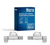 Roca AI0002100R - Conjunto de bisagras de asiento Dama Senso y Giralda desmontables, Pack de 2 unidades, Multi-colour