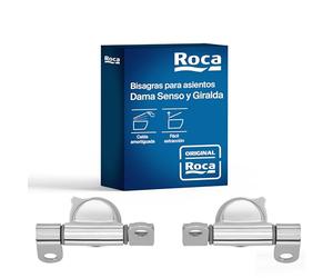 Roca AI0002100R - Conjunto de bisagras de asiento Dama Senso y Giralda desmontables, Pack de 2 unidades, Multi-colour