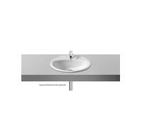ROCA ALOA A327865000 Lavabo sobre encimera de 56 cm de porcelana en color blanco