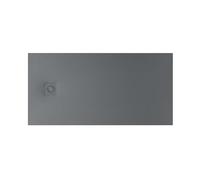 Roca APA0164002BC01200 - Plato de ducha extraplano de STONEX® TERRAN, medidas 160 x 70 x 3,2 cm, color pizarra textura grava