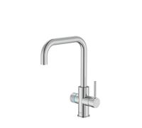 Roca Aquafy A5A8C3GC00 Grifo de Cocina con Filtro de Agua 5 Etapas. Agua limpia sin botellas y sin nanoplásticos. Sistema de filtración para cocina, mejor sabor y menos impurezas.