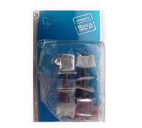 Roca Atlanta Kit Bisagra Croma Tapa Bide Moderno Pintado Acero inoxidable, Aluminio o Acero aleado