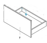 Roca AU00174ASR - Kit De Cajón 600Mm Fresno Recambio - Mueble - Prisma
