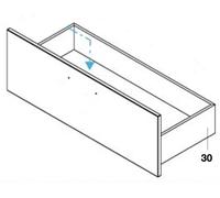 Roca AU00192WHR - Kit Cajón Inferior Blanco 900Mm Recambio - Mueble - Prisma