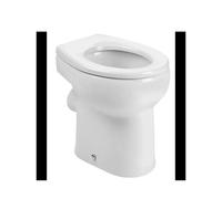 Roca Baby Inodoro infantil con salida horizontal de 29,5 cm fabricado en porcelana con acabado en color blanco