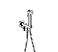 Roca,Be Fresh,Kit de ducha para bidé (2 salidas) con ducha de mano, soporte - toma de agua con auto-stop y flexible metálico de 1.2 m,A5B9261C00