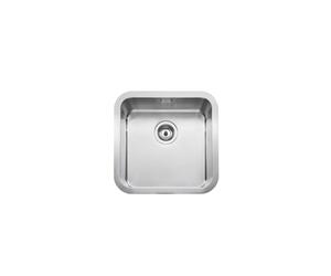 ROCA BERLIN A870B10550 Fregadero de acero inoxidable con diseño rectangular de 61 cm en acabado cromo Berlín - Sin accesorios / Sin sifón