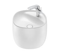 Roca Beyond lavabo 46x47 cm oval clásico blanco brillante A3270B1S00