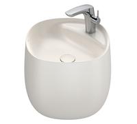 Roca Beyond lavabo 47x46 cm oval clásico marrón/beige A3270B1650