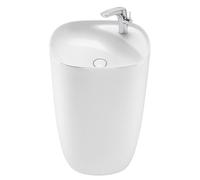 Roca Beyond lavabo 50x45 cm oval blanco brillante A3270B0S00